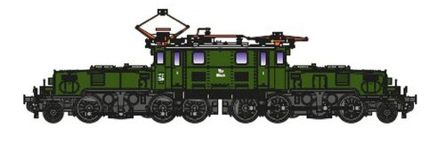 Jägerndorfer JC60202_3 E-Lok Rh 1189 ÖBB, Ep.IV, grün, Sound